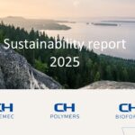Image of the first pace of the CH-Polymer Sustainability Report